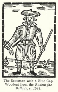 The Scotsman with a Blue Cap by English School