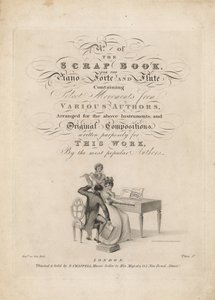 The Scrap Book for the Piano Forte and Flute by English School