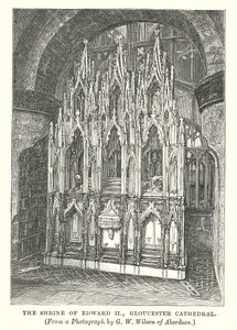 The Shrine of Edward II, Gloucester Cathedral by English School