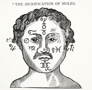 The Signification of Moles, illustration from Chap-books of the Eighteenth Century by John Ashton, pub. 1882 by English School