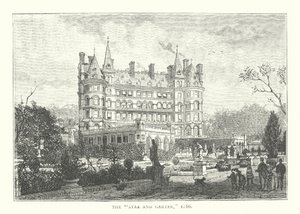 The "Star and Garter," 1886 by English School