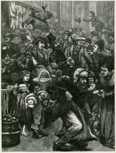 The Sunday trading questions - a sketch in Petticoat Lane by English School