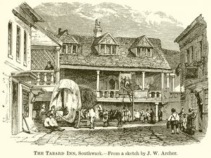 The Tabard Inn, Southwark by English School