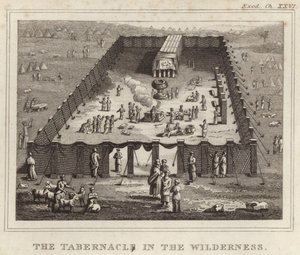 The Tabernacle in the Wilderness by English School