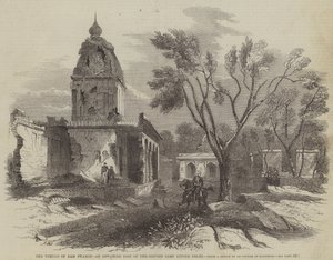 The Temple of Ram Swamee, an Advanced Post of the British Camp before Delhi by English School