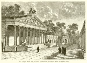 The Temple of the Sun at Rome (Restoration by Gerhard, Ecole des Beaux-Arts) by English School