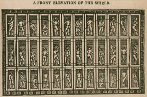 The Thames Tunnel: A Front Elevation of the Shield by English School