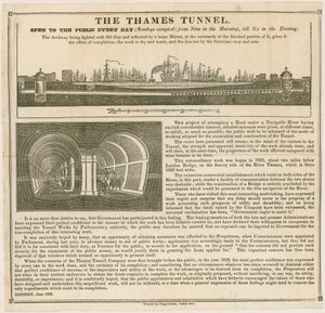 The Thames Tunnel, Open to the Public Every Day