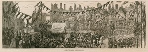 The Trades Procession by English School