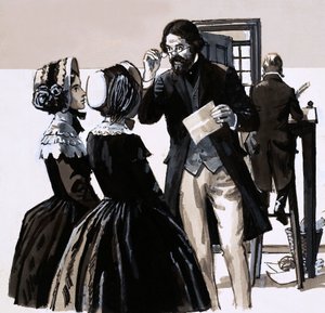 The Tragedy of the Brontes by English School
