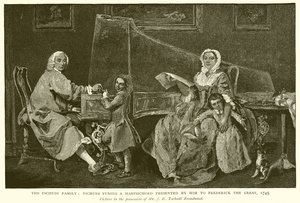The Tschudi Family: Tschudi Tuning a Presented by him to Frederick the Great, 1745 by English School