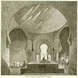 The Turkish Bath, Jermyn Street by English School