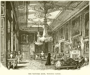 The Vandyke Room, Windsor Castle by English School
