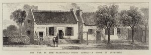 The War in the Transvaal, South Africa, a Store in Lydenberg (engraving) by English School