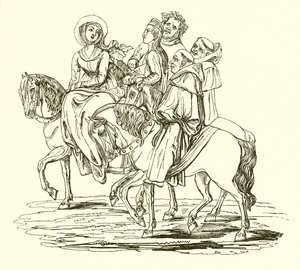 The Wife of Bath by English School