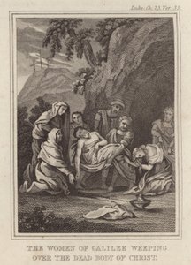 The Women of Galilee Weeping over the Dead Body of Christ by English School