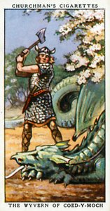 The Wyvern of Coed-Y-Moch by English School