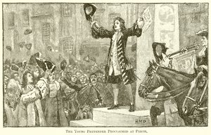 The Young Pretender Proclaimed at Perth
