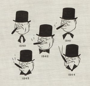 The changing moods of British Prime Minister Winston Churchill as the Second World War progressed by English School