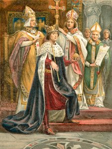 The Crowning of Edward I by English School