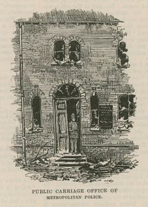 The Dynamite Outrage in Westminster; Public Carriage Office of the Metropolitan Police by English School
