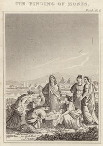 The finding of Moses by English School