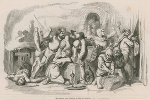 The Firing and Sacking of the Synagogue by English School