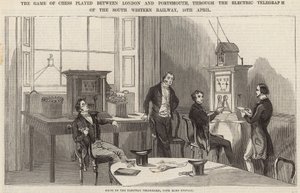 The Game of Chess Played Between London and Portsmouth, Through the Electric Telegraph by English School