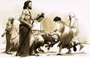 The goat was driven out into the wilderness
