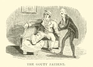 The Gouty Patient by English School