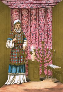 The High Priest, with His Ephod and Breastplate, in the Holy Place by English School