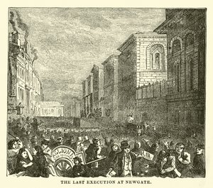 The Last Execution at Newgate by English School