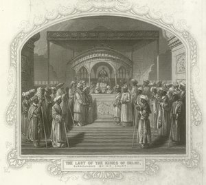 The last of the Kings of Delhi by English School