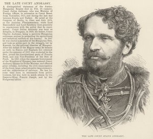 The late Count Julius Andrassy