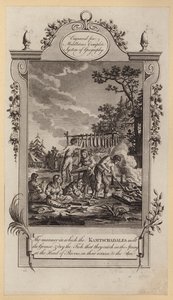The manner in which the Kamtschadales melt the Grease and dry the Fish that they catch in the Spring at the Head of Rivers, on their return to the Sea by English School