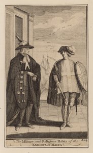 The Military and Religious Habits of the Knights of Malta by English School