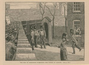 The Mob of Spenceans Summoning the Tower by English School