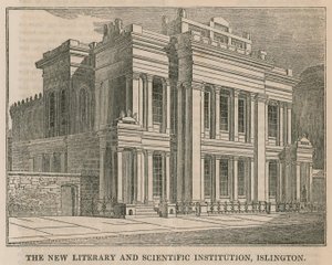 The new Literary and Scientific Institution, Islington, London by English School