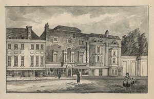 The Old Royal Academy in Pall Mall by English School