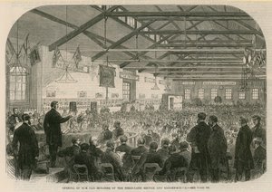 The opening of the new building of the Field Lane refuge and ragged school by English School