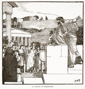 The Oration of Demosthenes by English School