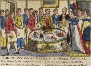 The Pastry Cooks Present to Queen Caroline by English School
