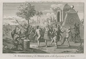 The Rejoicings of the Mexicans at the Beginning of the Age by English School