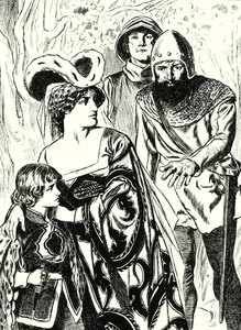 The Robbers Discover Queen Margaret and the Prince