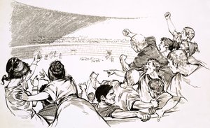 The spectacle of the gladiatorial arena of ancient Rome by English School