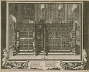 Stately Monument in Memory of King Henry VII and His Queen by English School