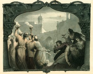 The wise and foolish virgins by English School