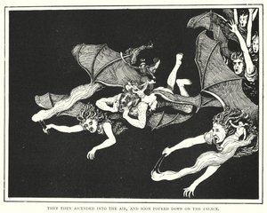 They Then Ascended into the Air, and Soon Poured Down on the Palace by English School