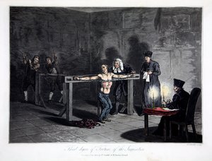Third Degree of Torture of the Inquisition, engraved by L.C. Stadler, pub. by Cadell & Davies, London, c.1813 by English School