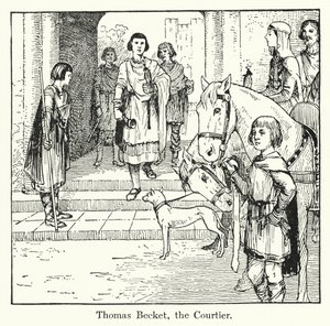 Thomas Becket, the Courtier by English School